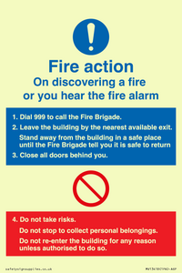 Basic Fire Action Notice